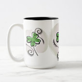 Irish Clover Tweekleurige Koffiemok (Links)