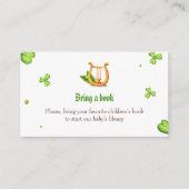 Irish Clovers en Golden Harp brengen een boek Informatiekaartje (Voorkant)