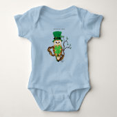 Irish Clovers Uil Groen Romper (Voorkant)