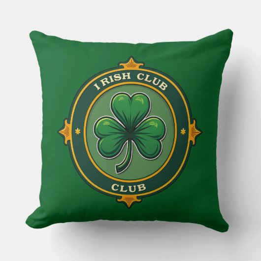Irish Club St Patrick’s Day Shirt – almofada Kussen (Voorkant)