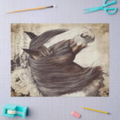 Irish Cob Horse Decoupage Tissuepapier (Craft)
