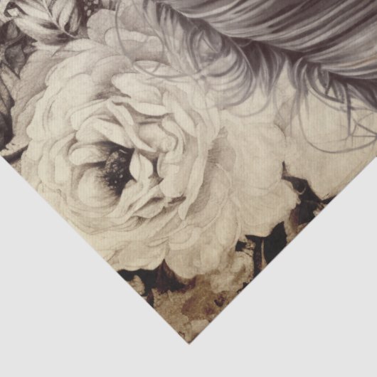 Irish Cob Horse Decoupage Tissuepapier (Detail)