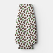 Irish Coffee Beans and Shamrocks Funny Design Flesjeskoeler (Voorkant)