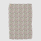Irish Coffee Beans and Shamrocks Funny Design Golfhanddoek (Voorkant)