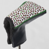 Irish Coffee Beans and Shamrocks Funny Design Golfheadcover (3/4 voorkant)