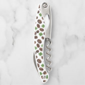 Irish Coffee Beans and Shamrocks Funny Design Kurkentrekker (Achterkant)