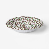 Irish Coffee Beans and Shamrocks Funny Design Papieren Kommen (Gebogen)