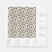 Irish Coffee Beans and Shamrocks Funny Design Servet (Voorkant)