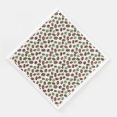 Irish Coffee Beans and Shamrocks Funny Design Servet (Hoek)