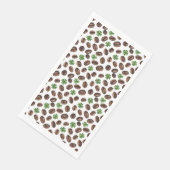 Irish Coffee Beans and Shamrocks Funny Design Servet (Hoek)