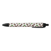Irish Coffee Beans and Shamrocks Funny Design Zwarte Inkt Pen (Bodem)