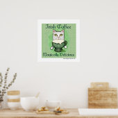 Irish Coffee Cat St. Patrick's Day Art Print (Keuken)