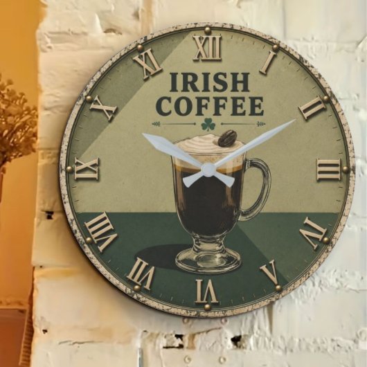Irish Coffee Celtic Pub Decor Grote Klok