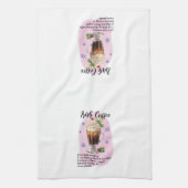 Irish Coffee Cocktail Recept Vakantie Kerstmis Theedoek (Verticaal)