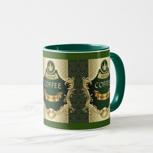 Irish Coffee Cuppa St, Paddy's Personalized Mug Mok (Voorkant rechts)