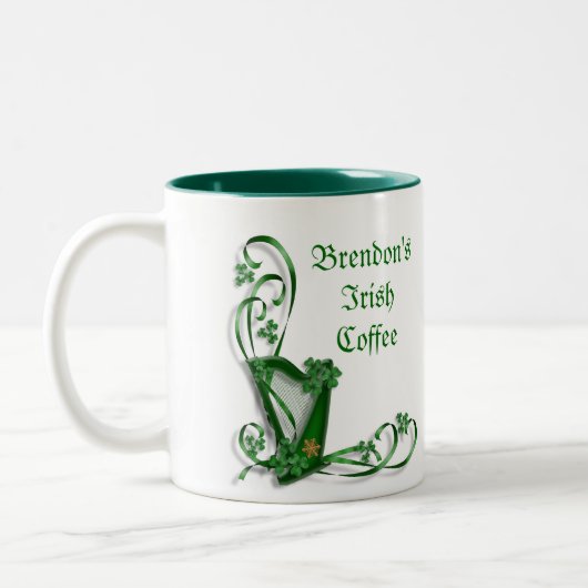 Irish Coffee mok Personalized celtic (Links)