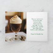Irish Coffee Recipe Holiday Greeting Card Feestdagen Kaart (Binnen)