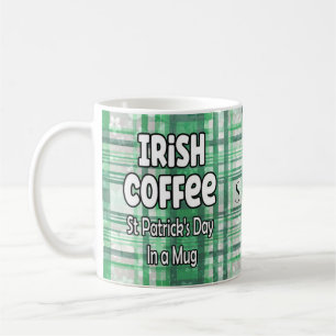 Irish Coffee St Patrick's Day in een Mok