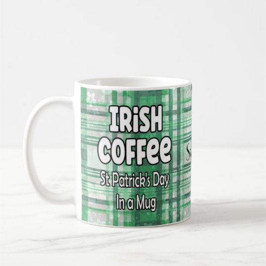 Irish Coffee St Patrick's Day in een Mok (Links)
