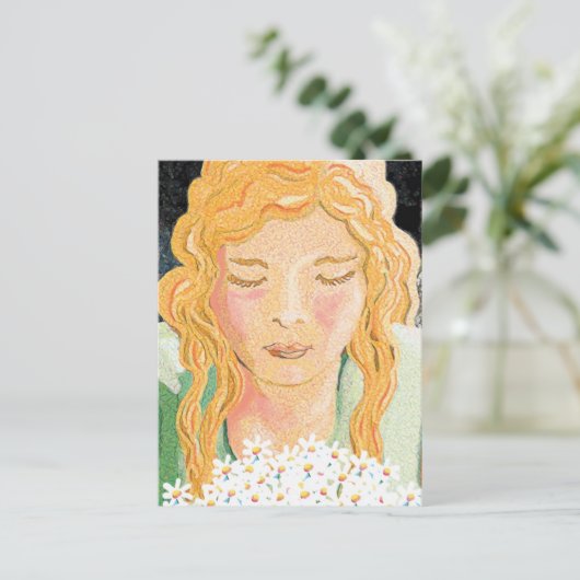 Irish Colleen Briefkaart (Staand voorkant)