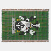 Irish Colman of McColman familiewapen Deken (Voorkant)