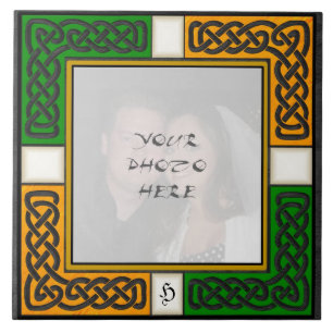 "Irish Colors" Monogram Foto Lijst Tile Tegeltje