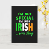 Irish Colors Text Card Kaart (Gele Bloem)