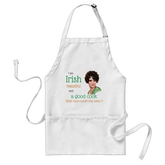 Irish Cook Apron Standaard Schort (Voorkant)