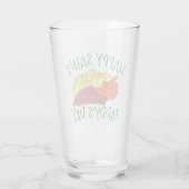 Irish Corned Beef and Cabbage St. Patrick's Day Glas (Achterkant)