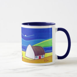 Irish Cottage bij Mok 's nachts