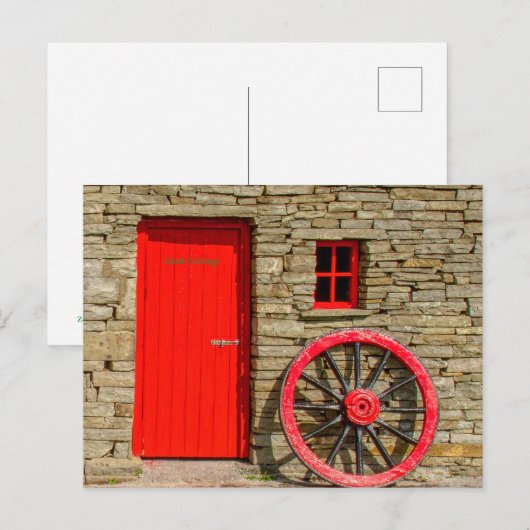 Irish Cottage Briefkaart (Voorkant / Achterkant)