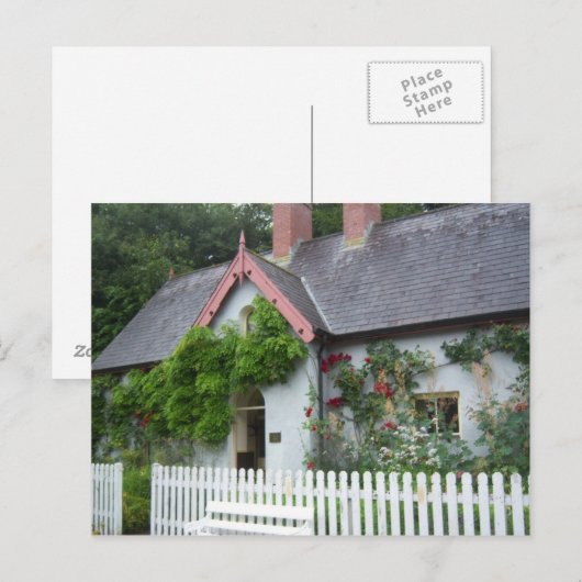 Irish Cottage Briefkaart (Voorkant / Achterkant)
