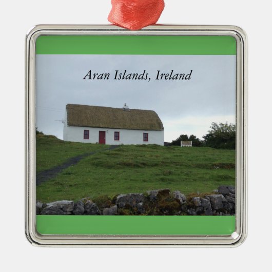 Irish Cottage Ornament Aran Islands Ierland (Voorkant)