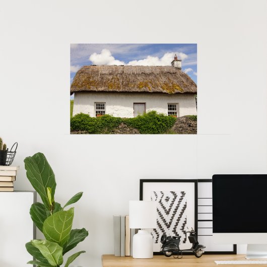 Irish Cottage Poster (Thuiskantoor)