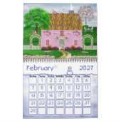 Irish Cottages Calendar Kalender (Feb 2027)