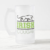 Irish Cougar Gift Matglas Bierpul (Links)