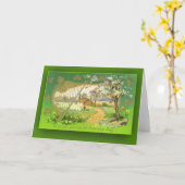 Irish Countryside Illustration Cards Kaart (Gele Bloem)
