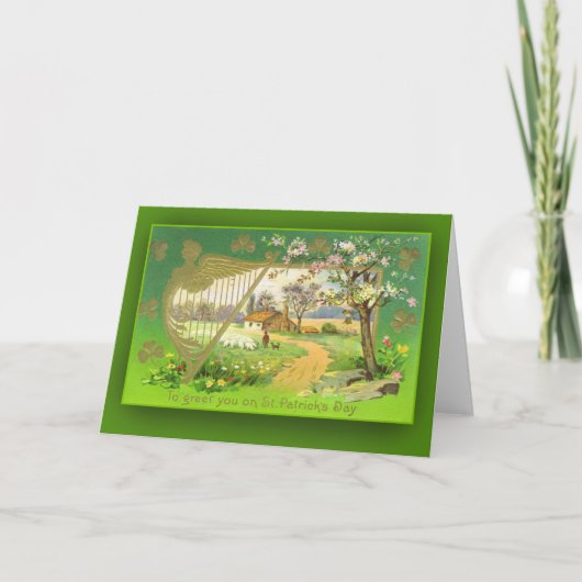 Irish Countryside Illustration Cards Kaart (Voorkant)