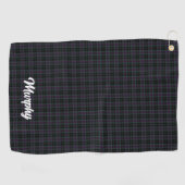 Irish County Carlow Tartan gepersonaliseerd Golfhanddoek (Horizontaal)