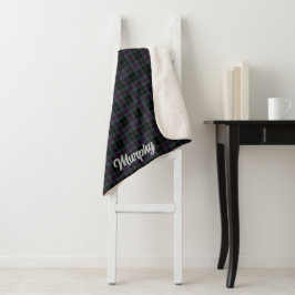Irish County Carlow Tartan gepersonaliseerd Sherpa Deken