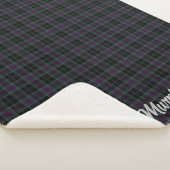 Irish County Carlow Tartan gepersonaliseerd Sherpa Deken (3/4)