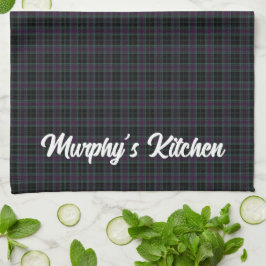 Irish County Carlow Tartan gepersonaliseerd Theedoek