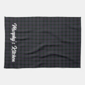 Irish County Carlow Tartan gepersonaliseerd Theedoek (Horizontaal)