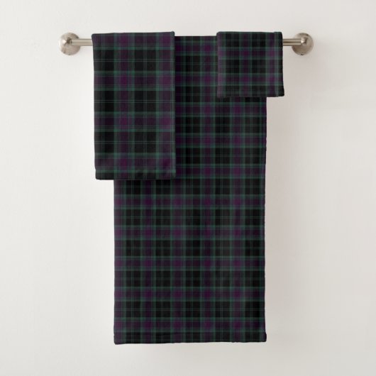 Irish County Carlow Tartan Pset Bad Handdoek (Insitu)