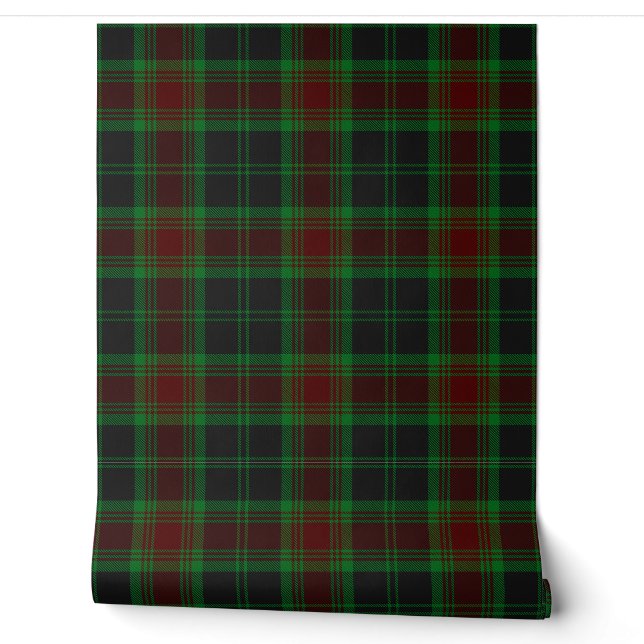 Irish County Carlow Tartan Pset Behang (Afrollen)