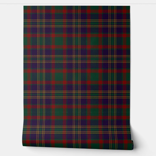 Irish County Cork Tartan Plaid Behang (Afrollen)