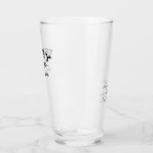 Irish County Derry Ireland Persoonlijke tekst Glas (Links)