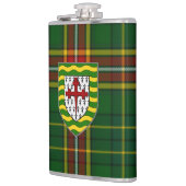 Irish County Donegal Tartan & Crest Heupfles (Links)