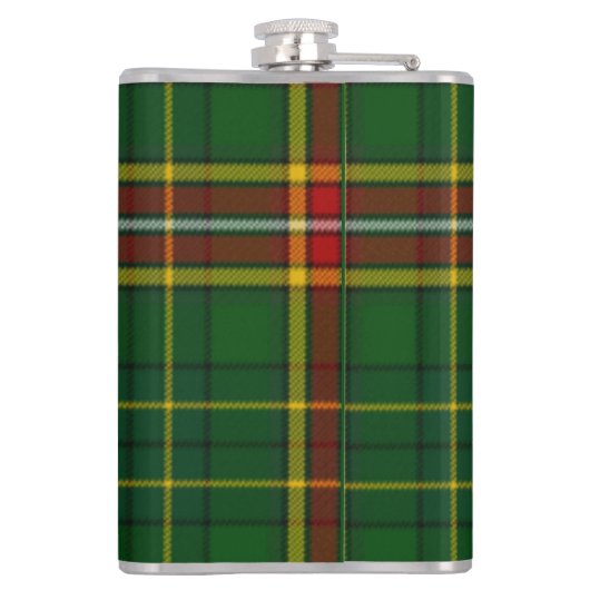 Irish County Donegal Tartan & Crest Heupfles (Achterkant)