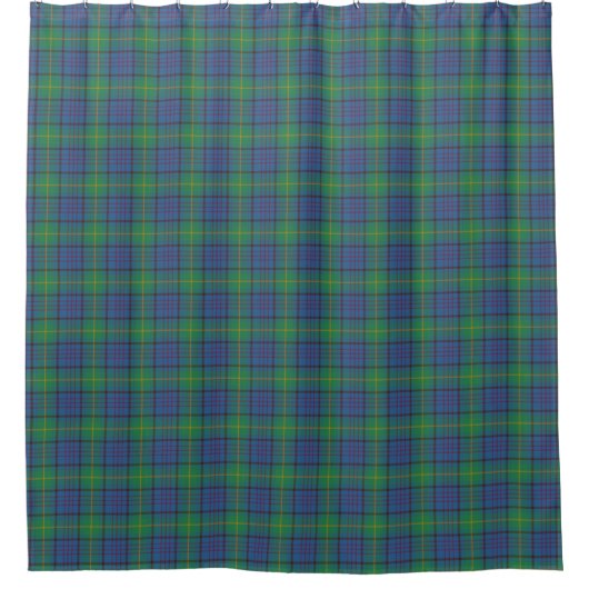 Irish County Donegal Tartan Douchegordijn (Voorkant)